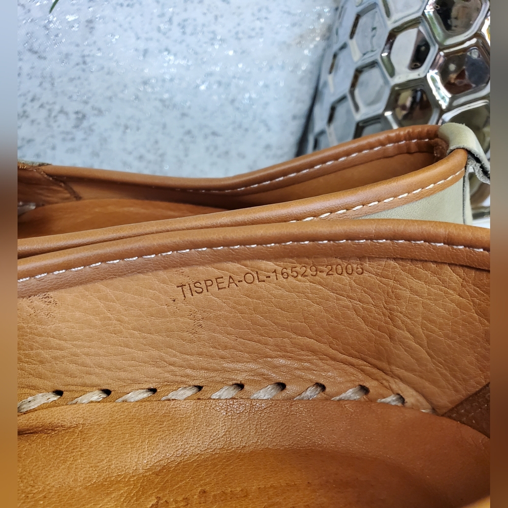 Spring Step Tispea NWT Women's Comfort Leather Wedges Olive Green Loafers Sz 39 - Picture 13 of 16